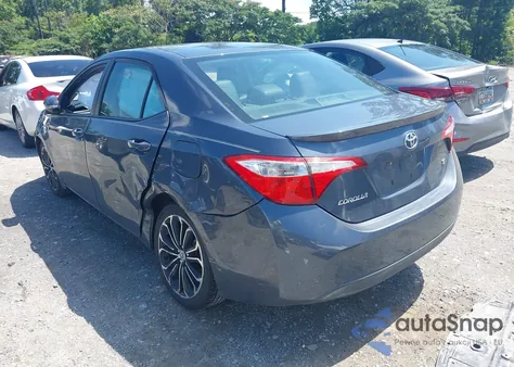 2015 Toyota Corolla S Plus z USA, uszkodzony, nr VIN 2T1BURHE0FC458363